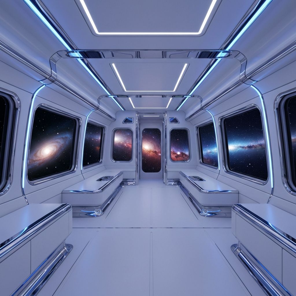 Apex Nomad luxury autonomous interior with panoramic AR windshield and holographic displays